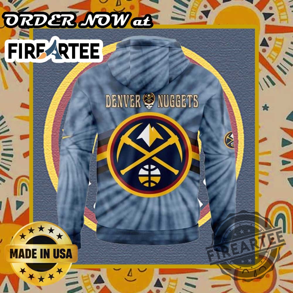 Denver Nuggets X Grateful Dead Night Special Hoodie 4 Denver Nuggets x Grateful Dead Night Special Hoodie