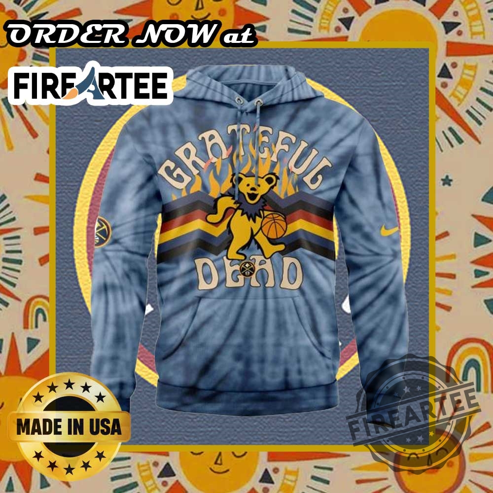 Denver Nuggets X Grateful Dead Night Special Hoodie 5 Denver Nuggets x Grateful Dead Night Special Hoodie