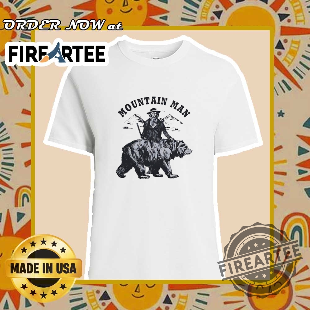 "Top 5 Trendy T-Shirts for Motorsport, Humor, and Local Pride" 10 Mountain Man Bear Shirt