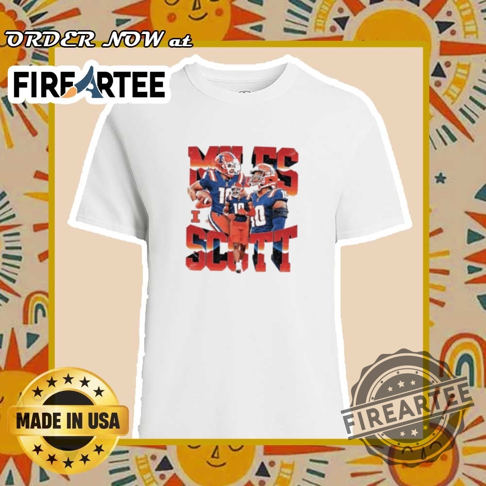 "Top 5 Trendy T-Shirts for Motorsport, Humor, and Local Pride" 13 Miles Scott Illinois Fighting Illini Ncaa Football Vintage Shirt