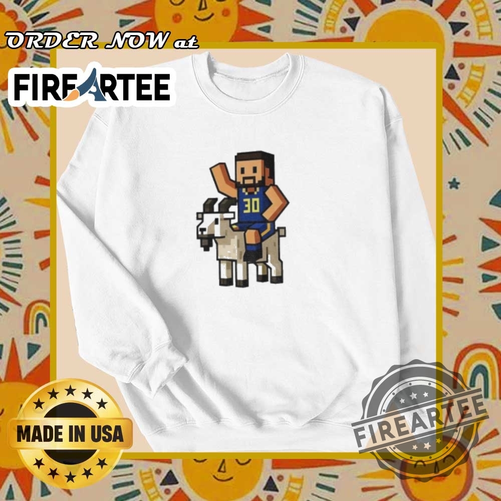 Stephen Curry Golden State Warriors Nba Goat Video Game Style Shirt 6 Stephen Curry Golden State Warriors NBA Goat video game style shirt