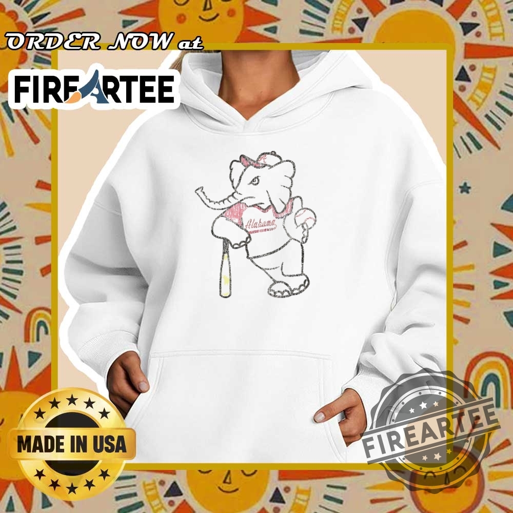 Big Al Alabama Crimson Tide Baseball Mascot Shirt 5 Big Al Alabama Crimson Tide baseball mascot shirt
