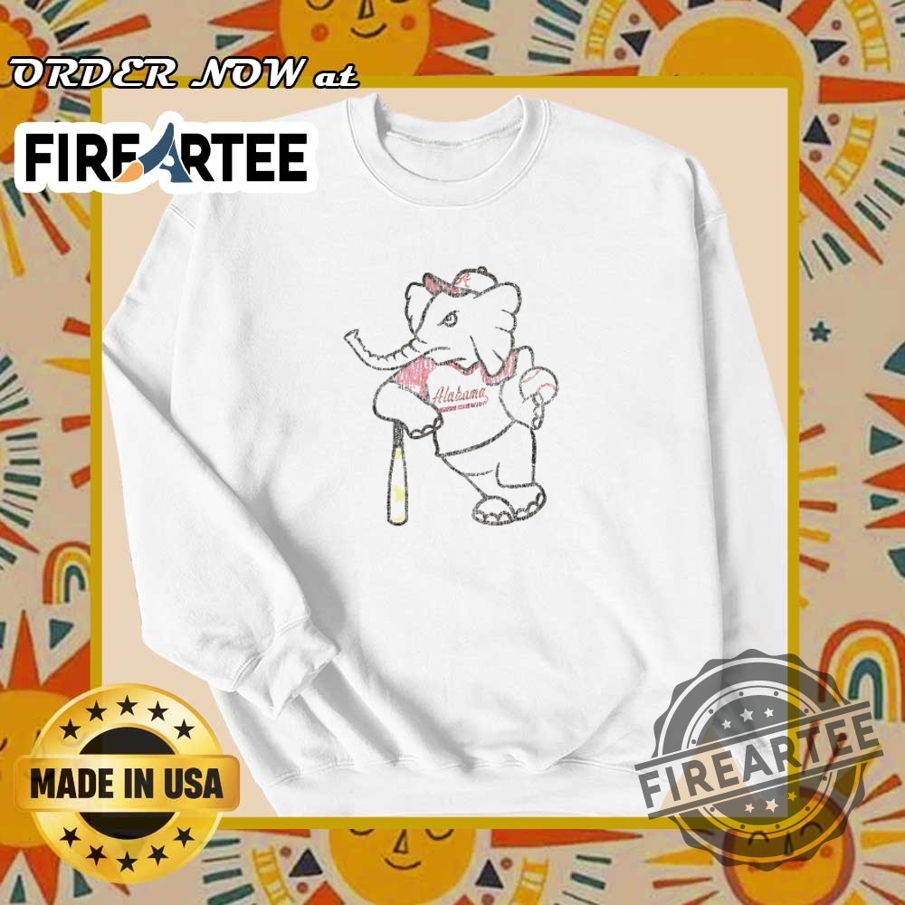 Big Al Alabama Crimson Tide Baseball Mascot Shirt 6 Big Al Alabama Crimson Tide baseball mascot shirt