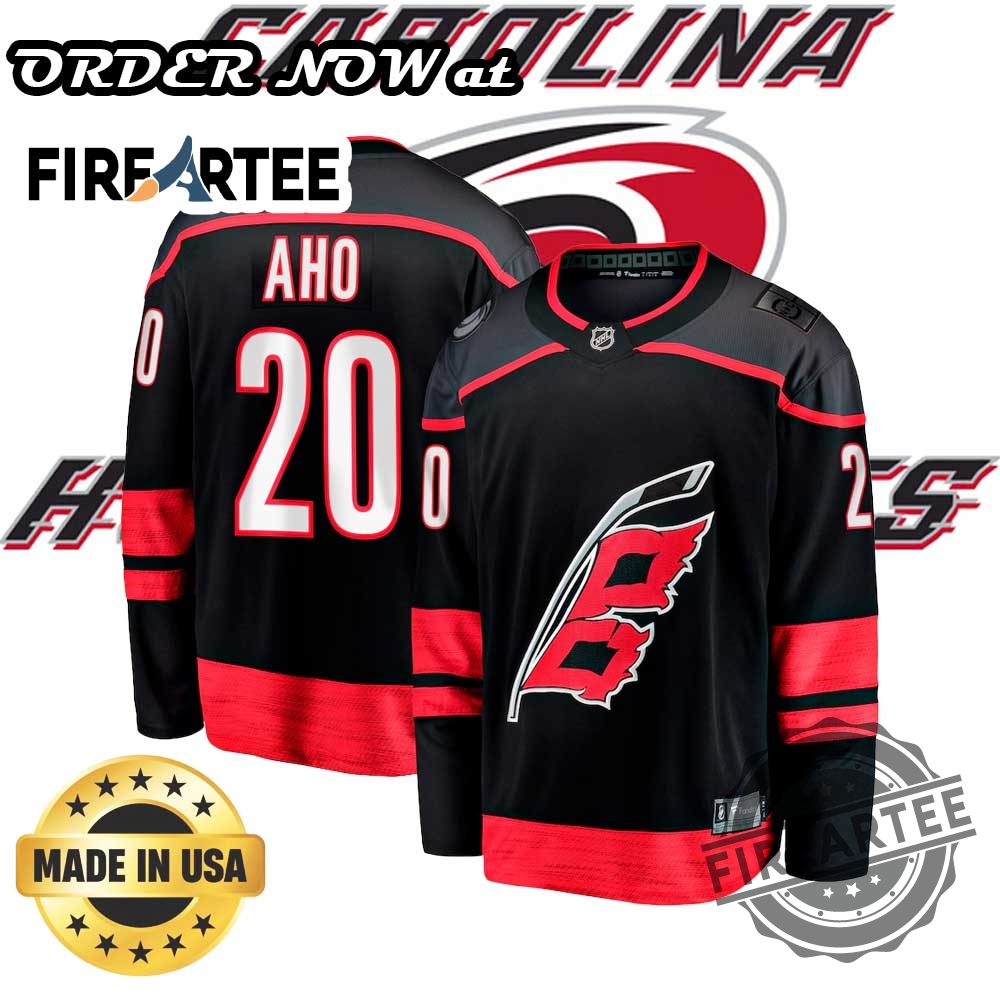 "Top 2024 Carolina Hurricanes Jerseys: A Fan's Ultimate Buying Guide" 3 Carolina Hurricanes Sebastian Aho Fanatics Black Home Breakaway Jersey Black Color