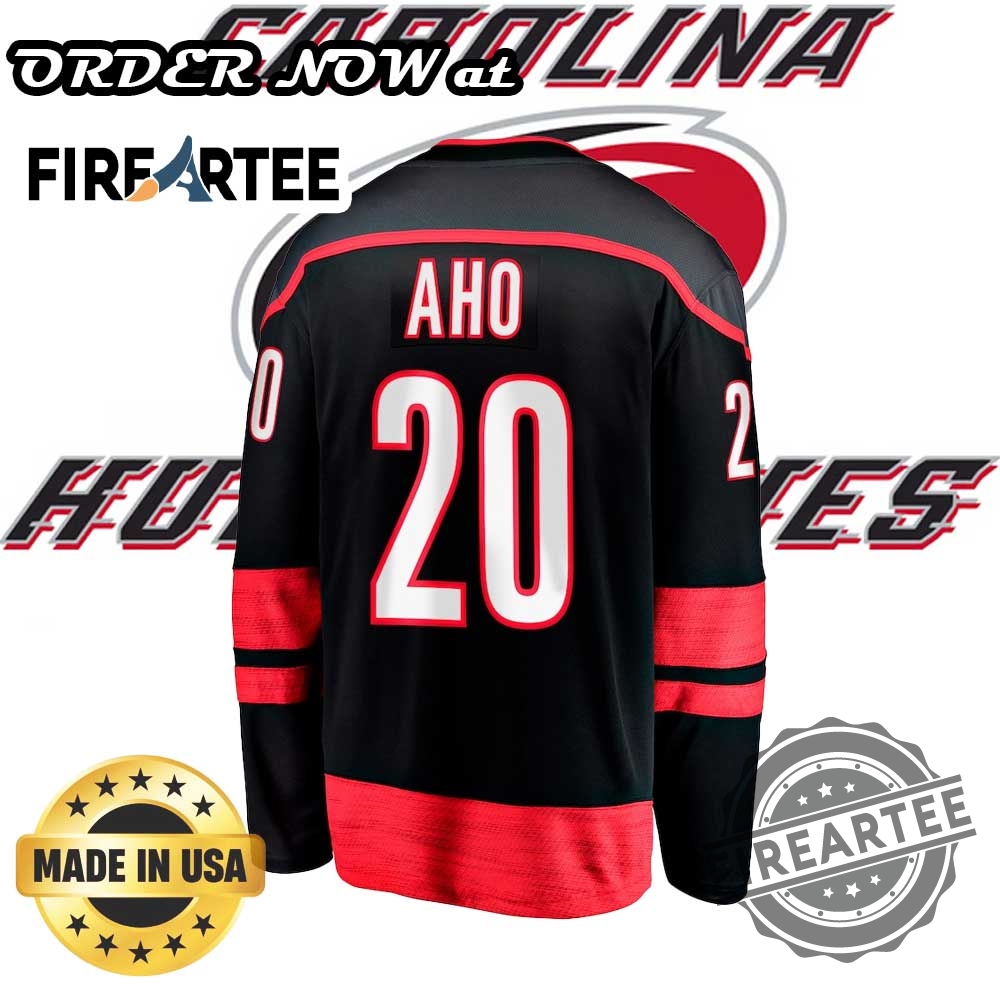 Carolina Hurricanes Sebastian Aho Fanatics Black Home Breakaway Jersey Black Color 5 Carolina Hurricanes Sebastian Aho Fanatics Black Home Breakaway Jersey Black Color