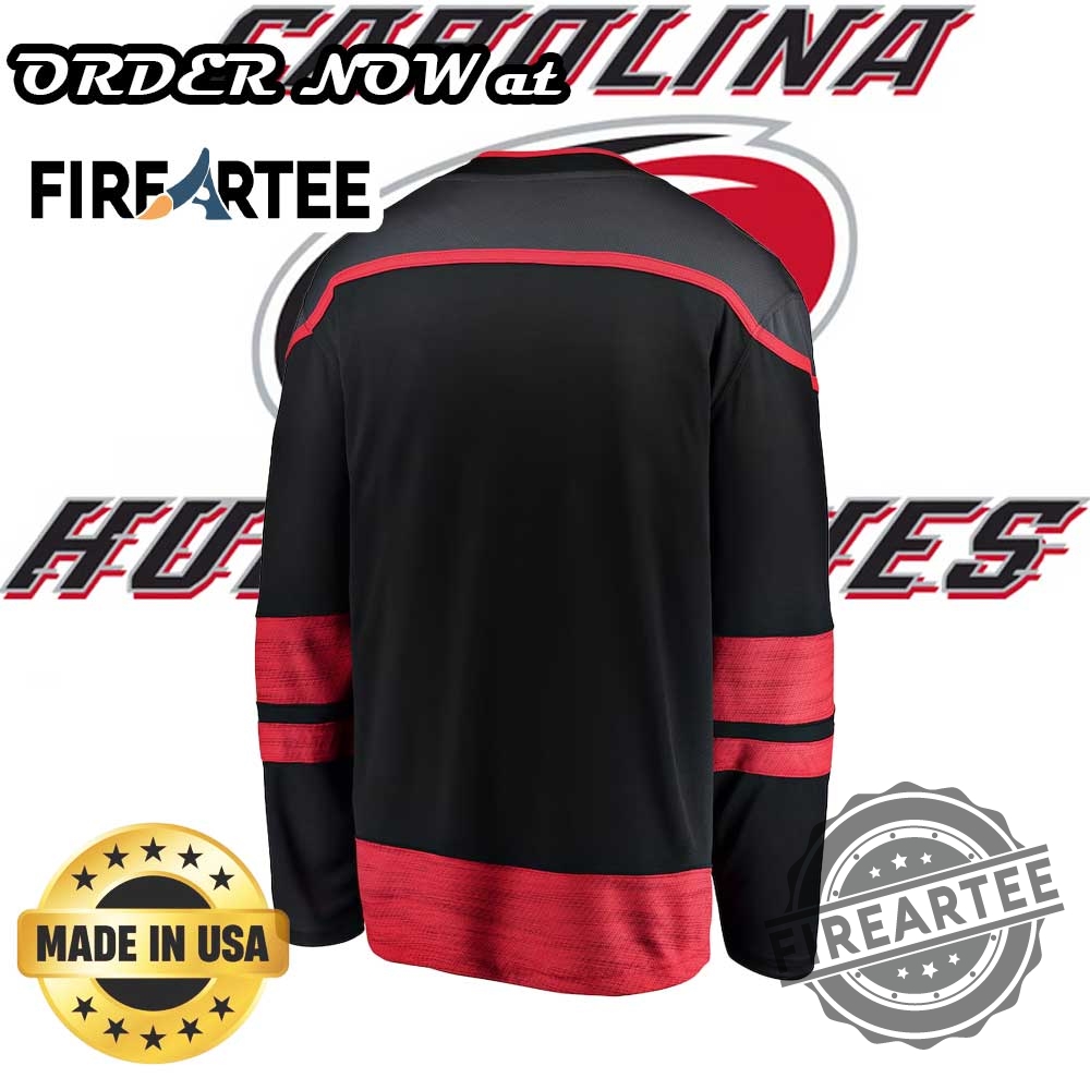 Carolina Hurricanes Fanatics Black Home Breakaway Jersey Black Color 5 Carolina Hurricanes Fanatics Black Home Breakaway Jersey Black Color