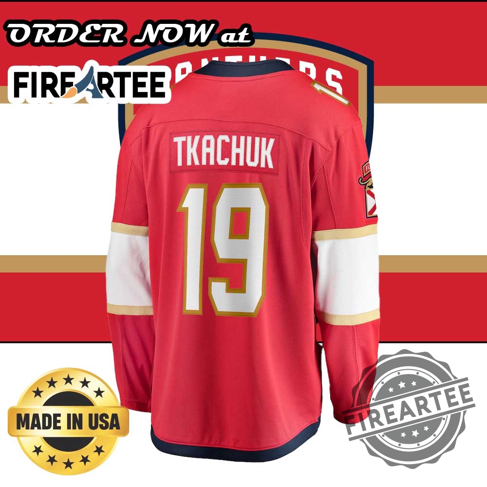 Florida Panthers Matthew Tkachuk Fanatics Red Home Breakaway Player Jersey 5 Florida Panthers Matthew Tkachuk Fanatics Red Home Breakaway Player Jersey