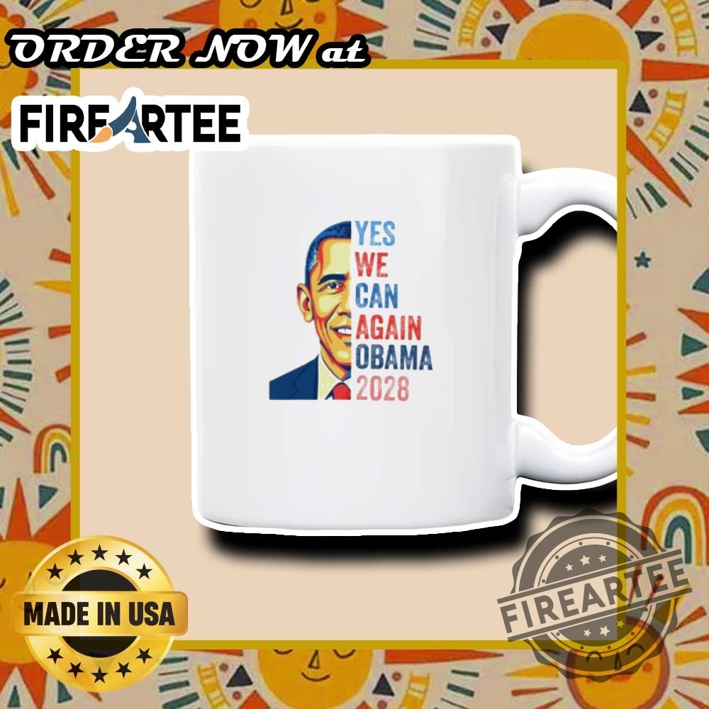 Yes We Can Again Obama 2028 Tshirt Show Your Support For Change 7 Yes We Can Again Obama 2028 T-Shirt – Show Your Support for Change