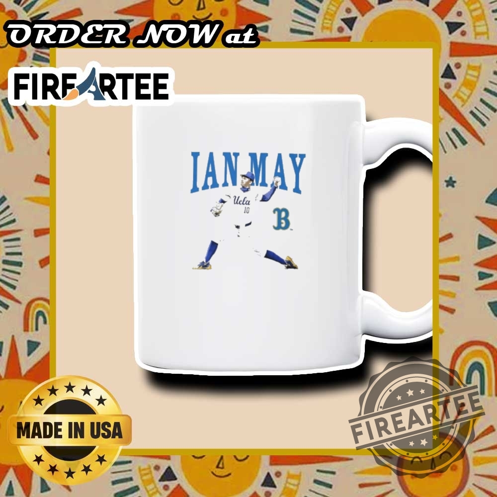 Ian May Ucla Bruins Baseball Illustrated Tshirt Represent Ucla With Pride 7 Ian May UCLA Bruins Baseball Illustrated T-Shirt – Represent UCLA with Pride