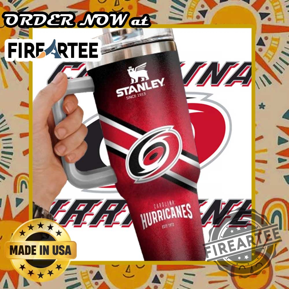 Carolina Hurricanes Stanley Tumbler 40Oz Insulated Travel Mug With Handle And Straw Nhl Fan Cup 2025 3 Carolina Hurricanes Stanley Tumbler – 40oz Insulated Travel Mug with Handle and Straw NHL Fan Cup 2025