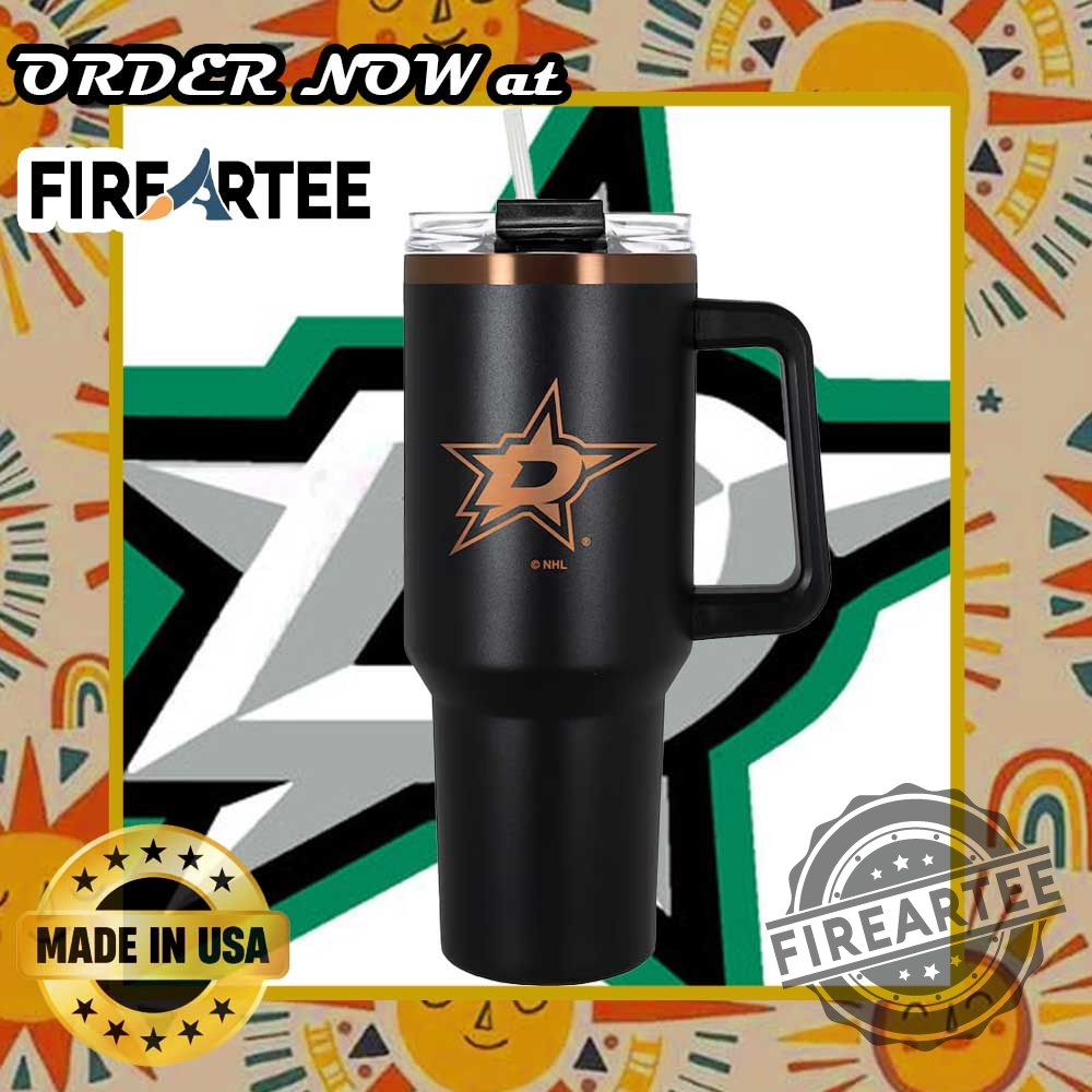 Dallas Stars Black Stanley Tumbler 40Oz Matte Insulated Cup With Handle And Straw Nhl Fan Drinkware 2025 4 Dallas Stars Black Stanley Tumbler – 40oz Matte Insulated Cup with Handle and Straw - NHL Fan Drinkware 2025