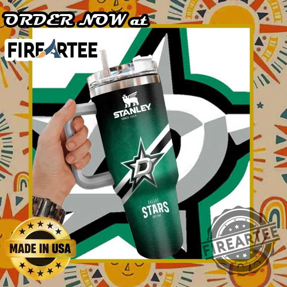 Dallas Stars Stanley Tumbler 40Oz Insulated Travel Mug With Handle And Straw Nhl Fan Cup 2025 4 Dallas Stars Stanley Tumbler – 40oz Insulated Travel Mug with Handle and Straw NHL Fan Cup 2025