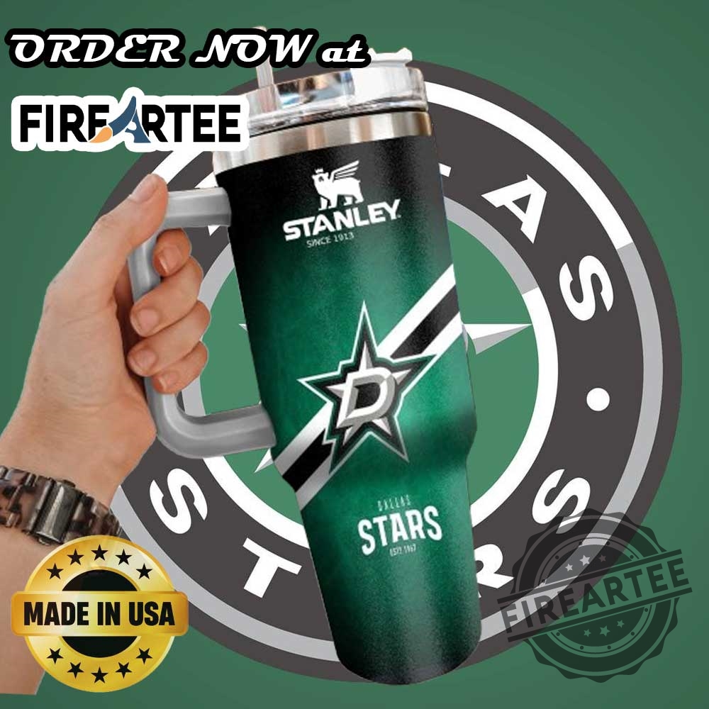 Dallas Stars Stanley Tumbler 40Oz Insulated Travel Mug With Handle And Straw Nhl Fan Cup 2025 5 Dallas Stars Stanley Tumbler – 40oz Insulated Travel Mug with Handle and Straw NHL Fan Cup 2025