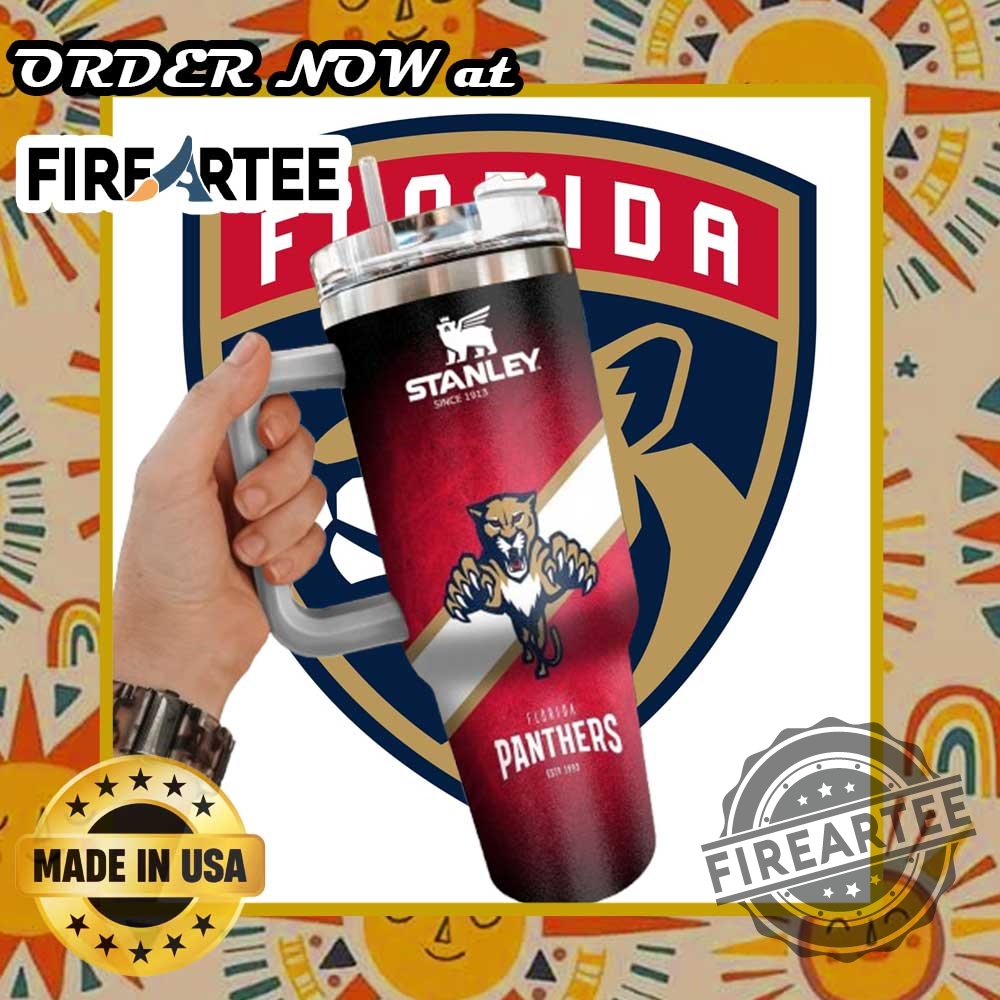 Florida Panthers Stanley Tumbler 40Oz Insulated Travel Mug With Handle And Straw Nhl Fan Cup 2026 4 Florida Panthers Stanley Tumbler – 40oz Insulated Travel Mug with Handle and Straw NHL Fan Cup 2026