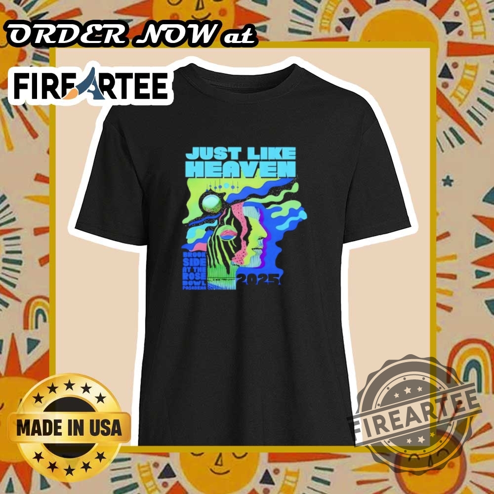 "Top 5 Trending T-Shirts of 2025: Graphic, Patriotic, Inspirational, Music, Gaming" 5 Just Like Heaven Time And Space Lineup Tshirt Music Festival Style Tee 2025