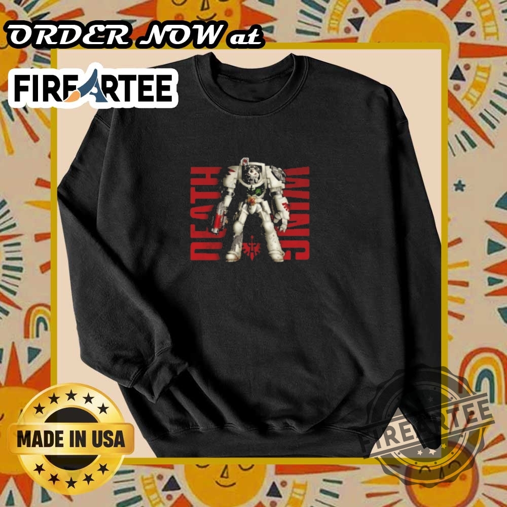 Warhammer Dark Angels Deathwing Tshirt Official Gaming Fan Merch 2025 6 Warhammer Dark Angels Deathwing T-Shirt – Official Gaming Fan Merch 2025