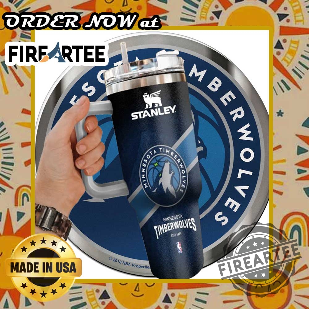 Minnesota Timberwolves Stanley Tumbler 40Oz Insulated Travel Mug With Handle And Straw Nba Fan Cup 2025 4 Minnesota Timberwolves Stanley Tumbler – 40oz Insulated Travel Mug with Handle and Straw NBA Fan Cup 2025