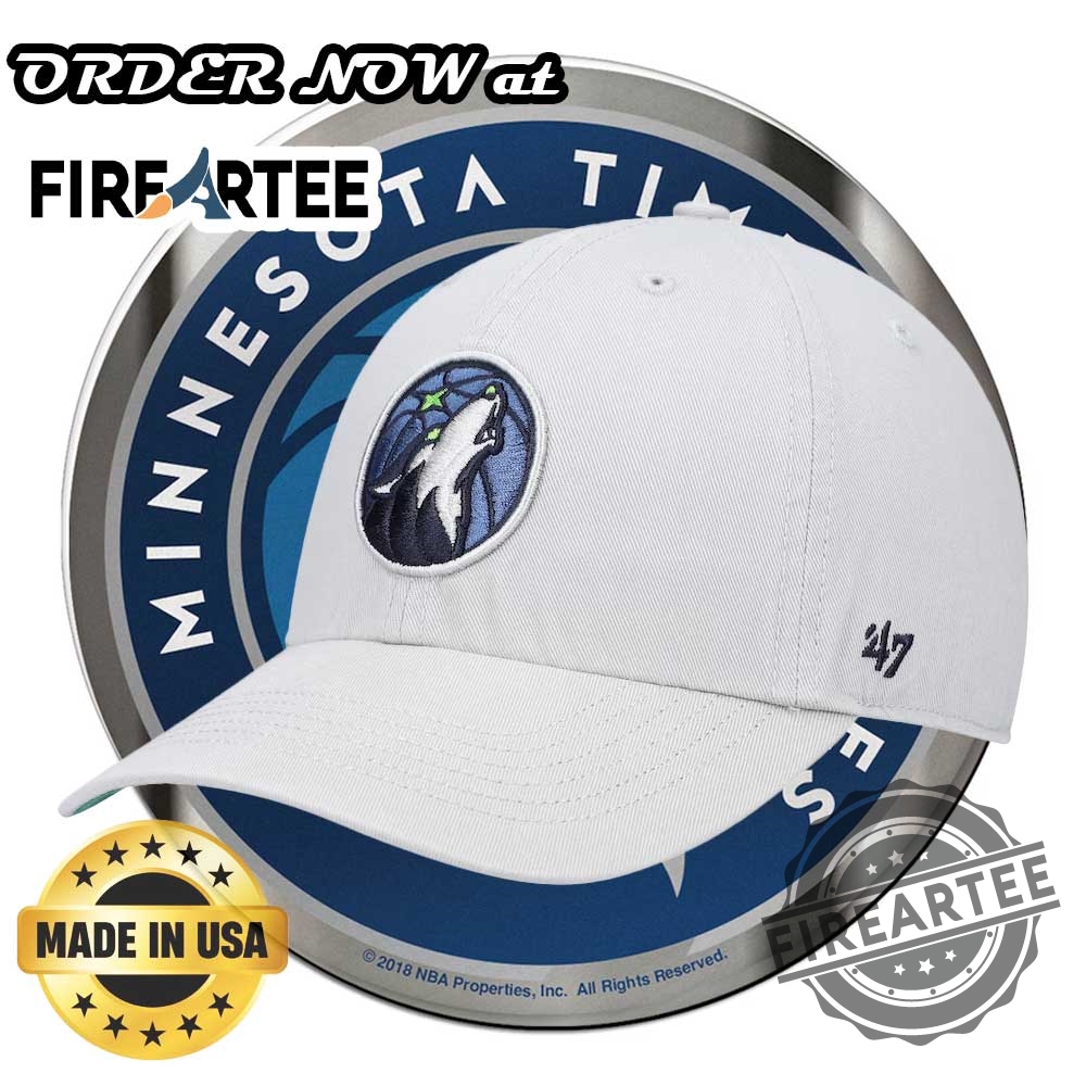 Minnesota Timberwolves Classic Logo Adjustable Dad Hat White 5 Minnesota Timberwolves Classic Logo Adjustable Dad Hat – White