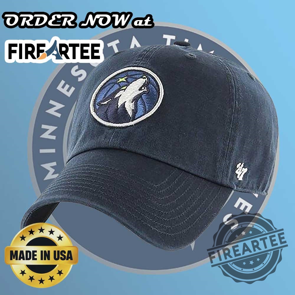 Minnesota Timberwolves Classic Logo Adjustable Dad Hat Navy 3 Minnesota Timberwolves Classic Logo Adjustable Dad Hat – Navy