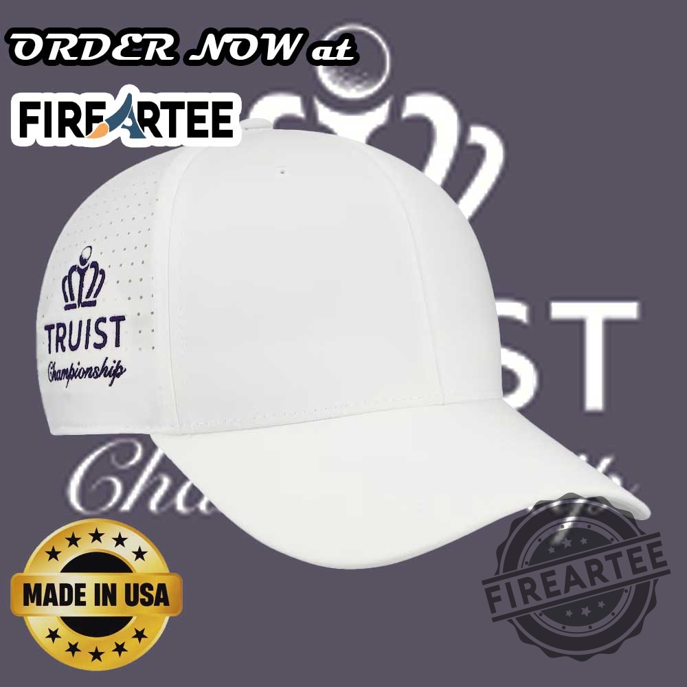 "Top Adjustable Dad Hats and Caps for Sports and Racing Fans" 4 Truist Championship White Performance Golf Hat Adjustable Fit Sports Cap