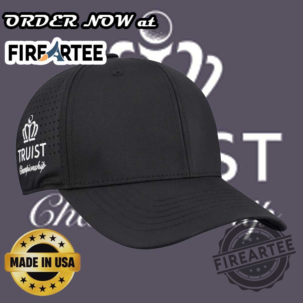 "Top Adjustable Dad Hats and Caps for Sports and Racing Fans" 5 Truist Championship Black Performance Golf Hat Adjustable Fit Sports Cap