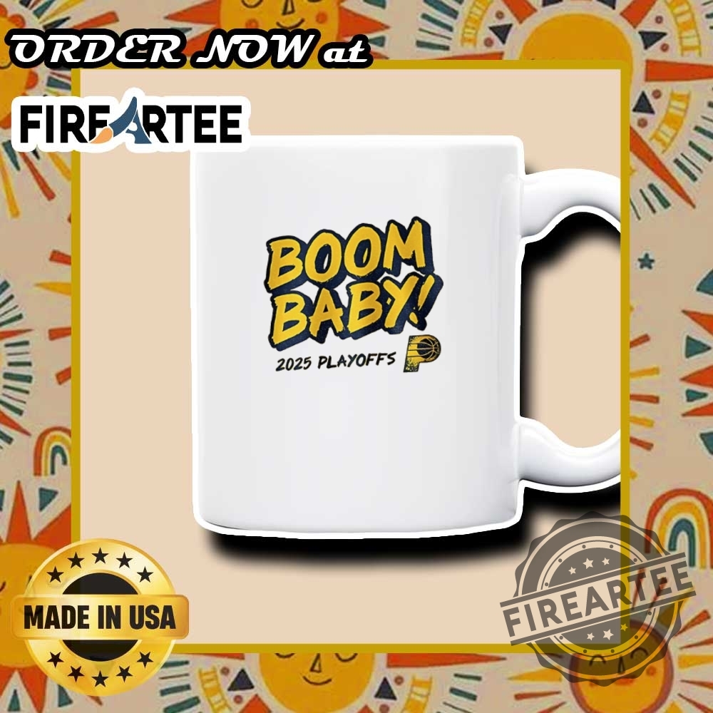 Indiana Pacers Nba Basketball Playoffs Boom Baby Pacers Vs Cavaliers Shirt 7 Indiana Pacers NBA Basketball Playoffs Boom Baby Pacers vs Cavaliers shirt