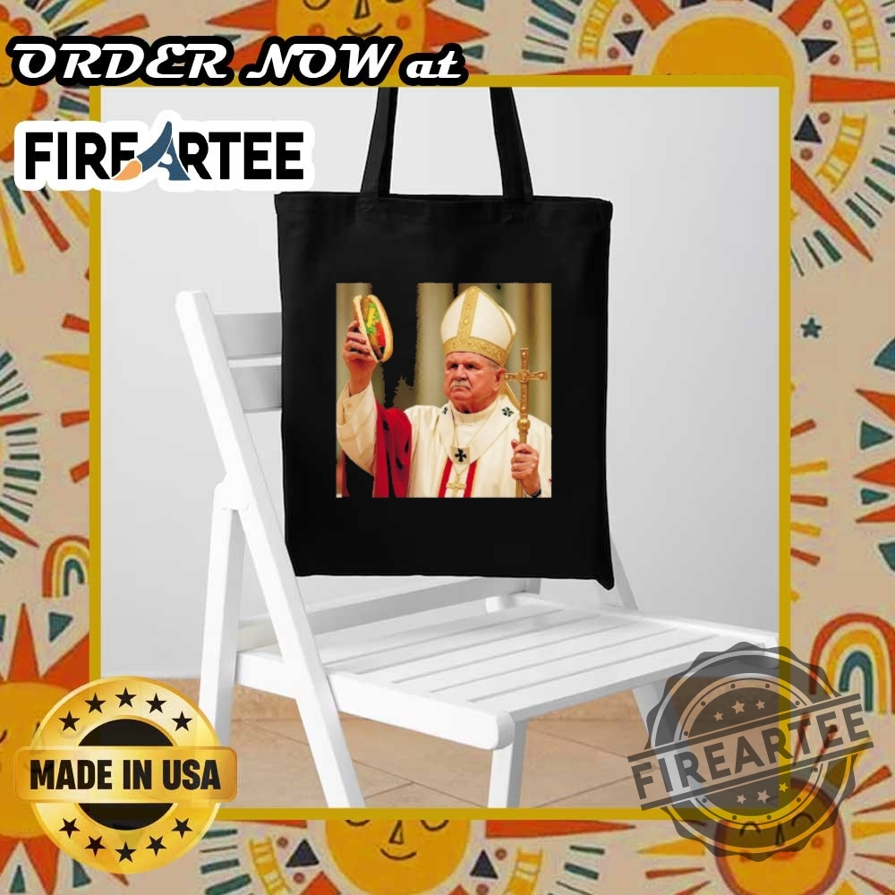 Pope Leo Xiv Holding Chicago Hot Dog Shirt 9 Pope Leo XIV Holding Chicago Hot Dog Shirt