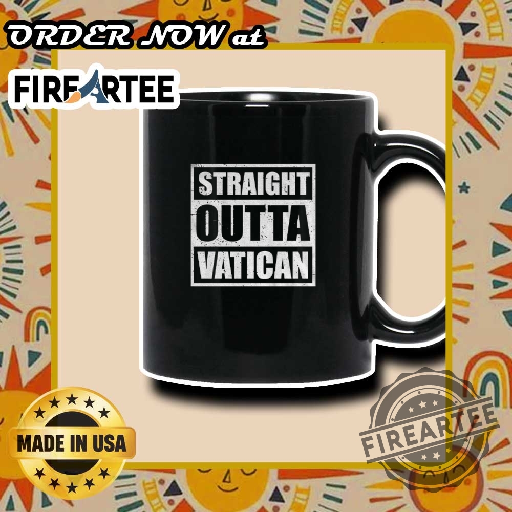 Straight Outta Vatican Pope Leo Shirt Funny Catholic Meme Tee 8 Straight Outta Vatican Pope Leo Shirt – Funny Catholic Meme Tee
