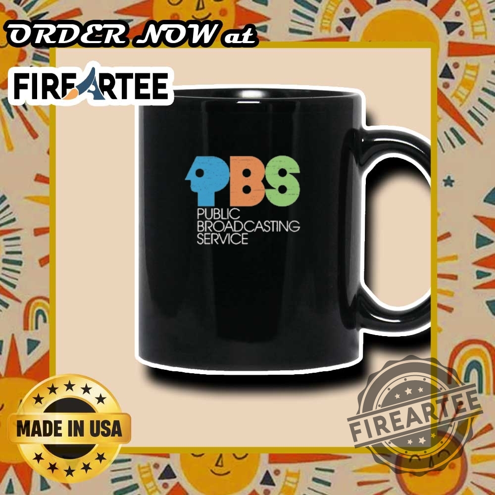 Pbs Public Broadcasting Service Vintage Logo Tshirt 8 PBS Public Broadcasting Service Vintage Logo T-Shirt