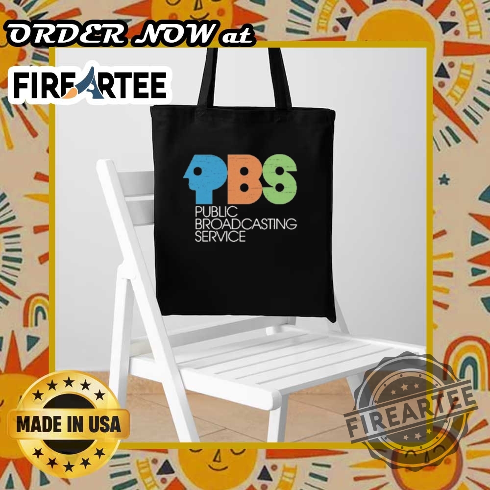 Pbs Public Broadcasting Service Vintage Logo Tshirt 9 PBS Public Broadcasting Service Vintage Logo T-Shirt