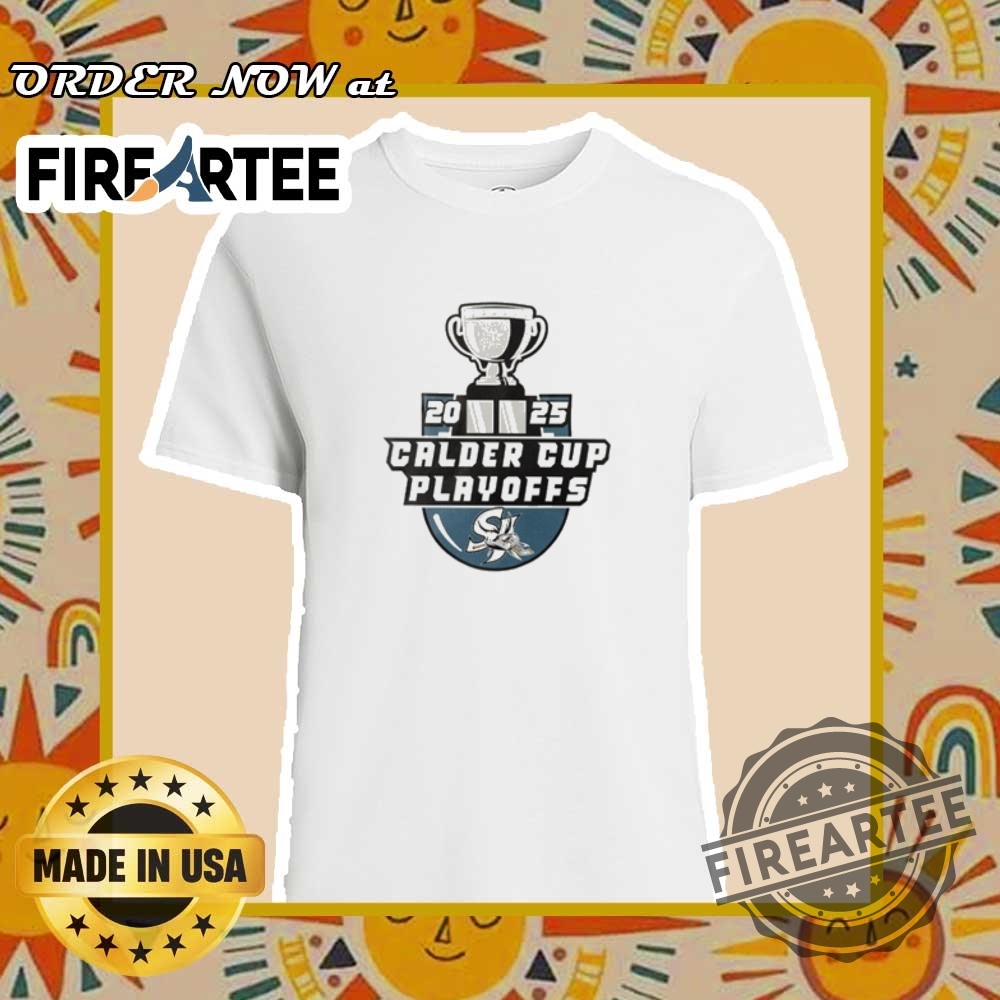 "Top Iconic Sports Logo Shirts for Fans of All Major Leagues" 9 San Jose Barracuda 2025 Calder Cup Playoffs Shirt