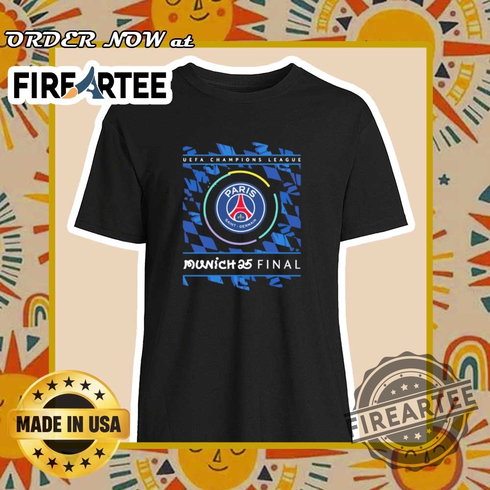 "Top Iconic Sports Logo Shirts for Fans of All Major Leagues" 11 Psg Champions League Final Munich 25 Tshirt