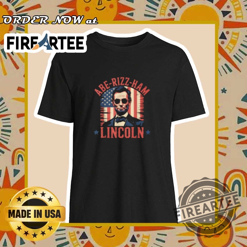 "Top Iconic Sports Logo Shirts for Fans of All Major Leagues" 15 Aberizzham Lincoln 4Th Of July Usa American Flag Tshirts