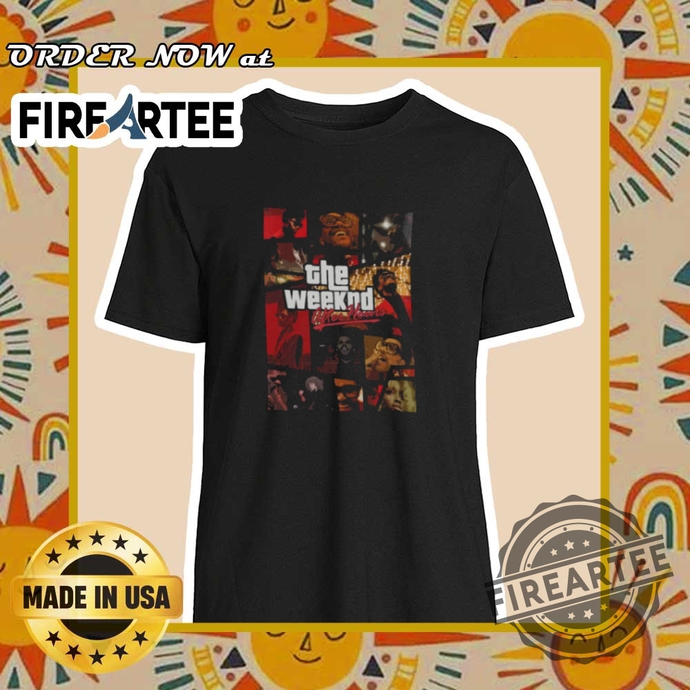 "Top 5 Must-Have T-Shirts for Music and Film Fans 2025" 3 The Weeknd After Hours Gta Style Retro Graphic Tshirt