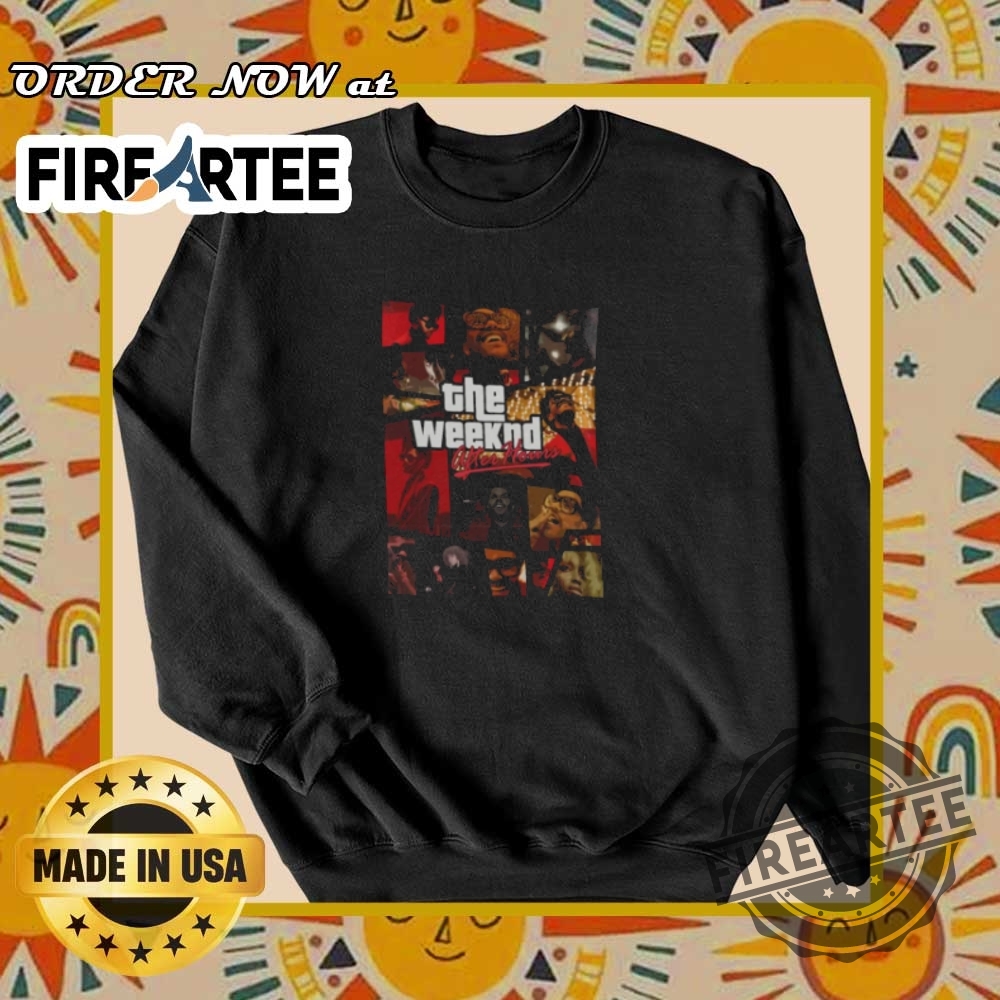 The Weeknd After Hours Gta Style Retro Graphic Tshirt 6 The Weeknd After Hours GTA Style Retro Graphic T-Shirt