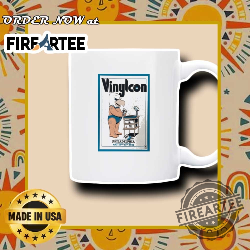 Vinylcon Philadelphia May 1011 2025 Official Poster Tour Tshirt 7 VinylCon Philadelphia May 10–11 2025 Official Poster Tour T-Shirt