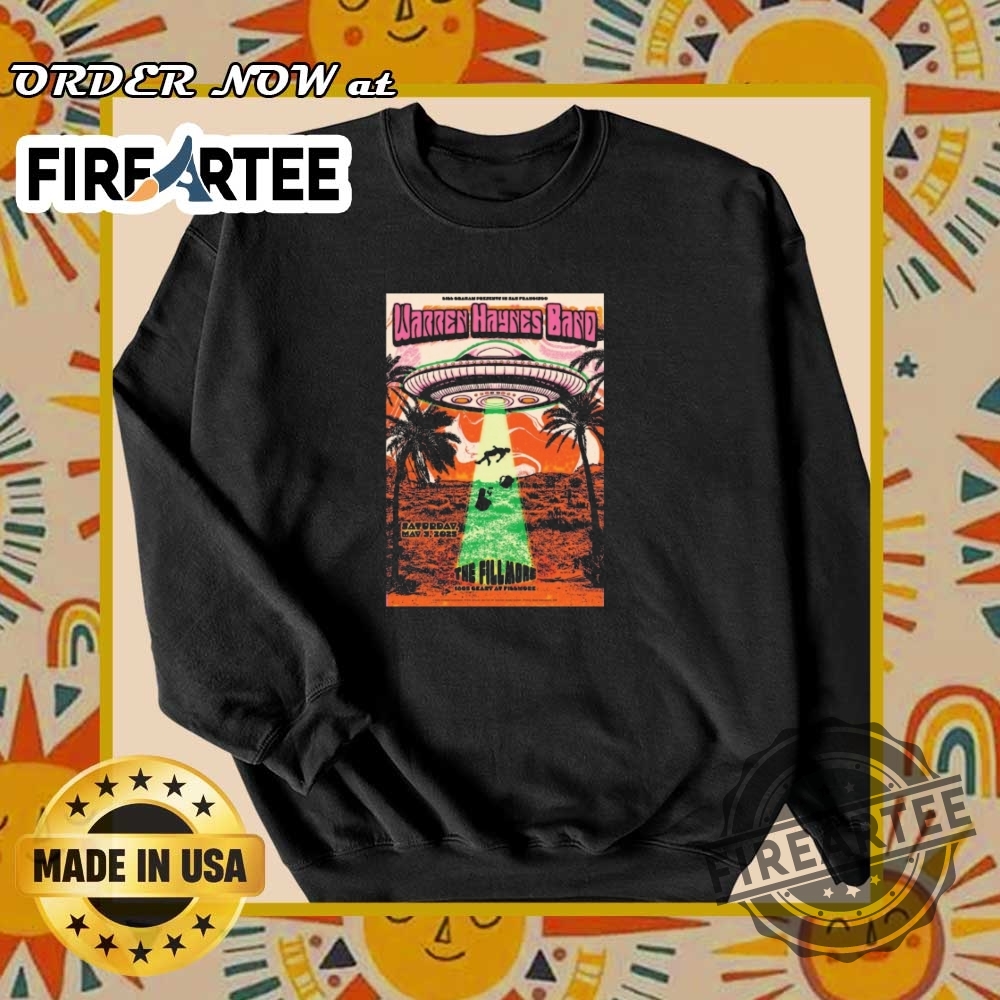 Warren Haynes Band The Fillmore San Francisco May 3 2025 Shirt 6 Warren Haynes Band The Fillmore San Francisco May 3 2025 Shirt