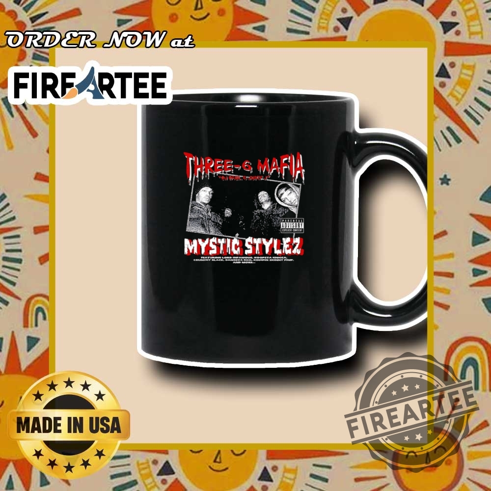 Three 6 Mafia Mystic Stylez Dj Paul Juicy J Retro Tshirt 7 Three 6 Mafia Mystic Stylez DJ Paul & Juicy J Retro T-Shirt