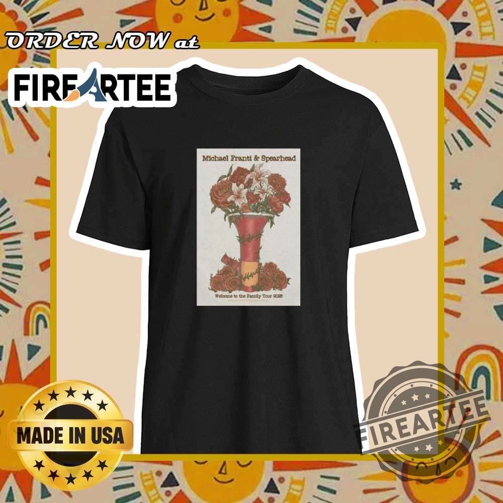 "Top 5 Must-Have T-Shirts for Music and Film Fans 2025" 9 Michael Franti Spearhead Welcome To The Family 2025 Tour Shirt