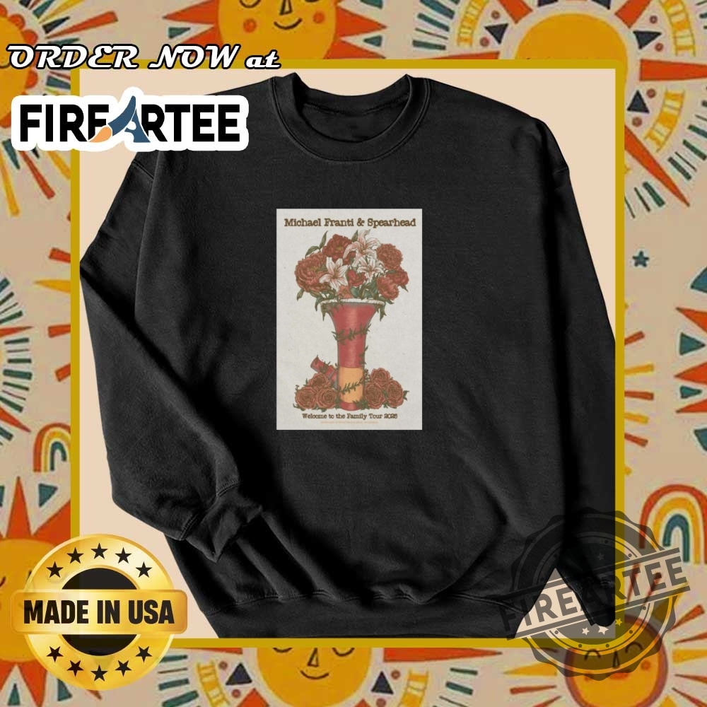 Michael Franti Spearhead Welcome To The Family 2025 Tour Shirt 6 Michael Franti & Spearhead Welcome To The Family 2025 Tour Shirt