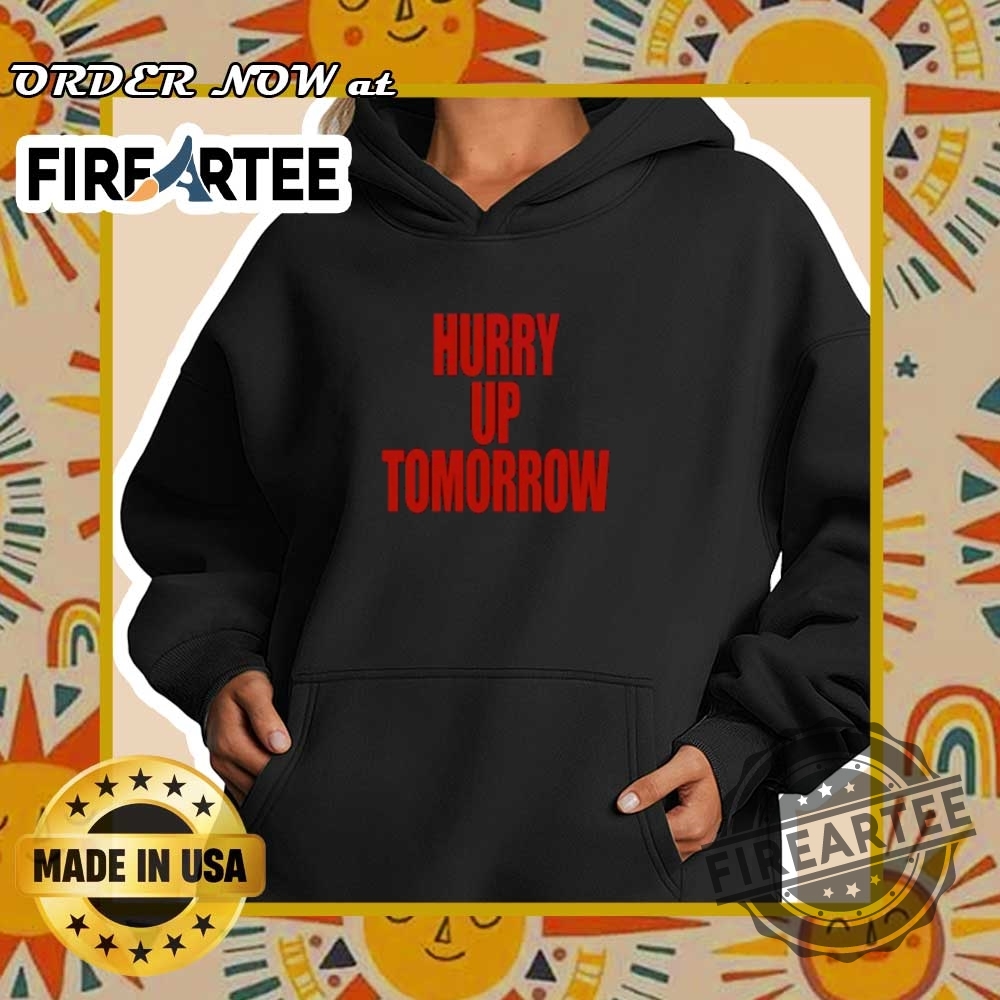 Hurry Up Tomorrow The Weeknd Official Album Tshirt 5 Hurry Up Tomorrow The Weeknd Official Album T-Shirt