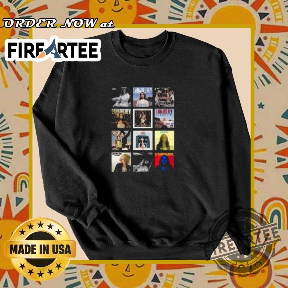 Lana Del Rey Albums Playera Graphic Music Tshirt 6 Lana Del Rey Albums Playera Graphic Music T-Shirt