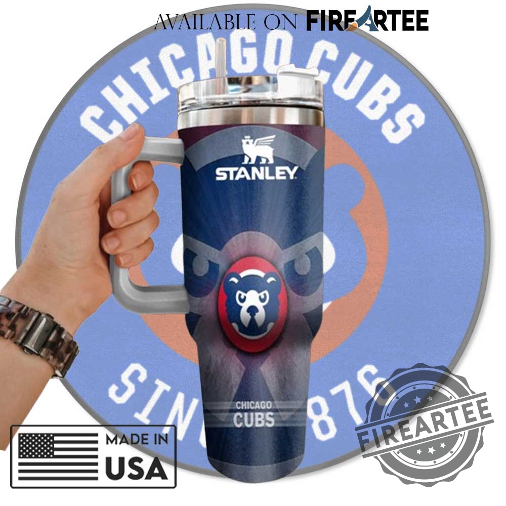 "Top Personalized MLB Tumblers: Yankees and Cubs Fan Must-Haves" 2 Official Chicago Cubs Stanley Cup Style Tumbler With Handle Made In Usa