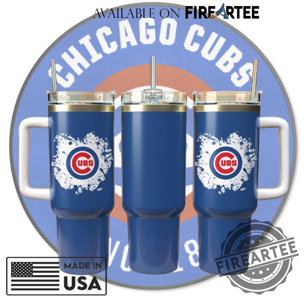 "Top Personalized MLB Tumblers: Yankees and Cubs Fan Must-Haves" 3 Chicago Cubs Blue Sports Fan Tumbler With Straw And Handle