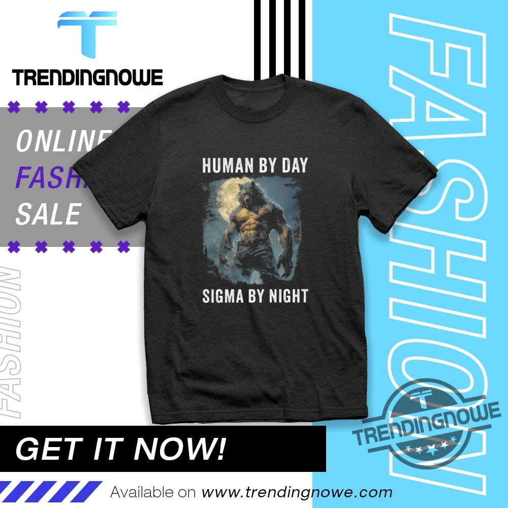 "Unique and Funny Pope Shirts: Celebrate with Grok and Prevost" 9 Manfinity Dauomo Werewolf Human By Day Sigma By Night Shirt