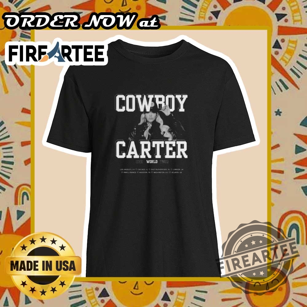 "Top 2025 Beyoncé Tour T-Shirts: Must-Have Merchandise for Fans" 8 Cowboy Carter 2025 Tour Tshirt Beyoncé Concert Merch For Fans
