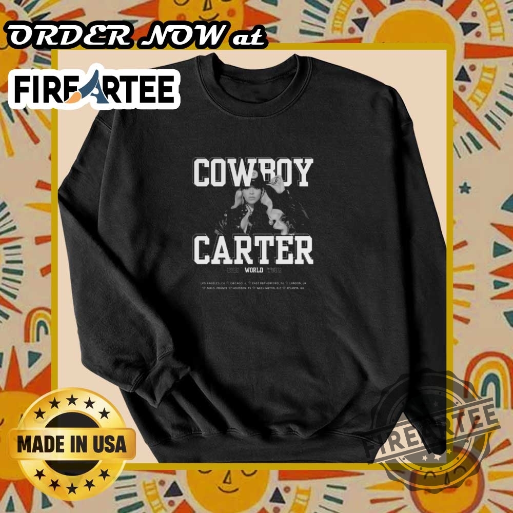 Cowboy Carter 2025 Tour Tshirt Beyoncé Concert Merch For Fans 7 Cowboy Carter 2025 Tour T-Shirt – Beyoncé Concert Merch for Fans