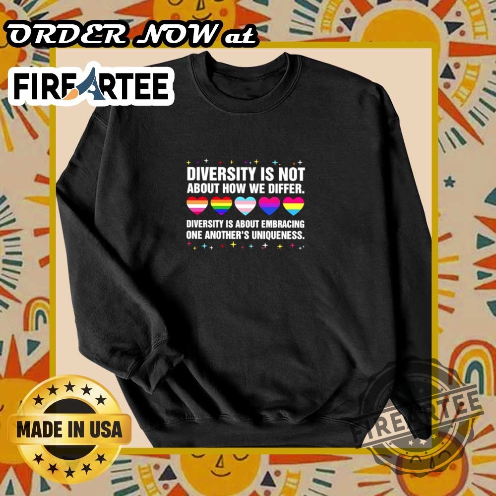 Diversity Is Not About How We Differ Tshirt Lgbt Pride Equality Tee 7 Diversity Is Not About How We Differ T-Shirt – LGBT Pride Equality Tee