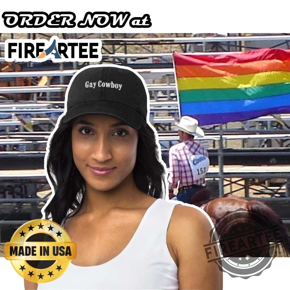 Gay Cowboy Embroidered Hat Lgbtq Pride Western Style Dad Cap 5 Gay Cowboy Embroidered Hat – LGBTQ Pride Western Style Dad Cap