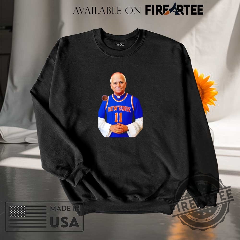 Pope Leo Xiv New York Knicks Tshirts 7 Pope Leo XIV New York Knicks T-shirts